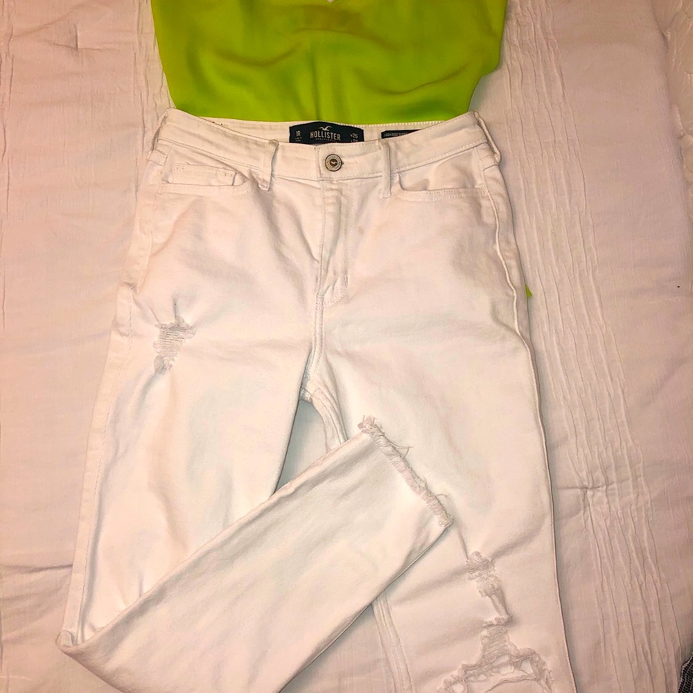 Hollister High Rise Super Skinny Crop Jeans